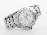 Hugo Boss Ikon Chronograph White Dial Silver Steel Strap Watch for Men - 1512962 Authentic Buy Shop Now