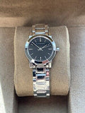 Burberry The City Black Dial Silver Steel Strap Watch for Women - BU9201 Authentic Buy Shop Now