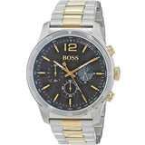 Hugo Boss Professional Black Dial Two Tone Steel Strap Watch for Men - 1513529 Authentic Buy Shop Now