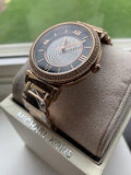 Michael Kors Catlin Black Dial Gold Steel Strap Watch for Women - MK3338 Authentic Buy Shop Now