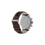 Hugo Boss Grand Prix Grey Dial Brown Leather Strap Watch for Men - 1513476 Authentic Buy Shop Now