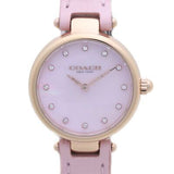 Coach Hayley Mother of Pearl Pink Dial Pink Leather Strap Watch for Women - 14503537 Authentic Buy Shop Now