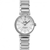 Coach Sports Crystals Silver Dial Silver Steel Strap Watch for Women - 14502194 Authentic Buy Shop Now