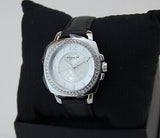 Coach Boyfriend Silver Dial Black Leather Strap Watch for Women - 14503152 Authentic Buy Shop Now