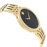 Movado Esperanza Museum 39mm Black Dial Stainless Steel Watch For Men - 0607059 Authentic Buy Shop Now