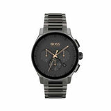 Hugo Boss Peak Black Dial Black Steel Strap Watch for Men - 1513814 Authentic Buy Shop Now