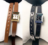 Gucci G-Frame Black Dial Black Leather Strap Watch For Women - YA128526 Authentic Buy Shop Now