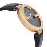 Gucci G Interlocking Grammy Special Edition Black Dial Black Leather Strap Watch For Men - YA133212 Authentic Buy Shop Now