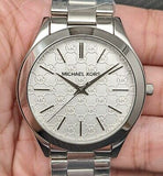 Michael Kors Runway Silver Dial Silver Stainless Steel Strap Watch for Women - MK3371 Authentic Buy Shop Now
