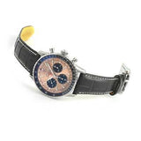 Breitling Navitimer B01 Chronograph 43 Brown Dial Black Leather Strap Watch for Men - AB0138241K1P1 Authentic Buy Shop Now