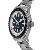 Breitling Superocean Automatic 44mm Blue Dial Silver Steel Strap Watch for Men - A17376211C1A1 Authentic Buy Shop Now