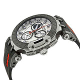 Tissot T Race Chronograph White Dial Black Silicone Strap Watch For Men - T115.417.27.011.00 Authentic Buy Shop Now