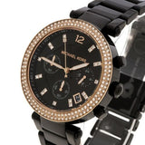 Michael Kors Parker Diamonds Black Dial Black Steel Strap Watch for Women - MK5885 Authentic Buy Shop Now