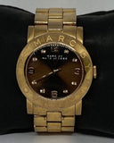 Marc Jacobs Amy Brown Dial Rose Gold Steel Strap Watch for Women - MBM3167 Authentic Buy Shop Now