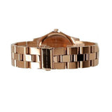 Marc Jacobs Henry Diamonds White Dial Rose Gold Steel Strap Watch for Women - MBM3079 Authentic Buy Shop Now
