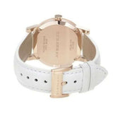 Burberry The City Diamonds White Dial White Leather Strap Watch for Women - BU9130 Authentic Buy Shop Now
