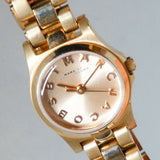 Marc Jacobs Dinky Rose Gold Dial Rose Gold Steel Strap Watch for Women - MBM3200 Authentic Buy Shop Now