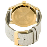Gucci G Timeless Butterfly White Dial White Leather Strap Watch For Women - YA1264062 Authentic Buy Shop Now