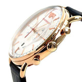 Emporio Armani Aviator Silver Dial Blue Leather Strap Watch For Men - AR11123 Authentic Buy Shop Now