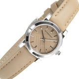 Burberry The City Beige Dial Beige Leather Strap Watch for Women - BU9207 Authentic Buy Shop Now