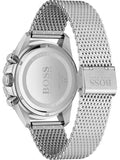 Hugo Boss Admiral Green Dial Silver Mesh Bracelet Watch for Men - 1513905 Authentic Buy Shop Now