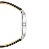 Movado Museum Blue Dial Black Leather Strap Watch For Men - 2100009 Authentic Buy Shop Now
