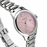 Burberry The Classic Pink Dial Silver Steel Strap Watch for Women - BU10111 Authentic Buy Shop Now