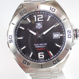 Tag Heuer Formula 1 Automatic Black Dial Silver Steel Strap Watch for Men - WAZ2113.BA0875 Authentic Buy Shop Now