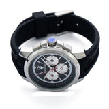Maserati SFIDA Chronograph Black Silver Dial Black Rubber Strap Watch For Men - R8851123001 Authentic Buy Shop Now