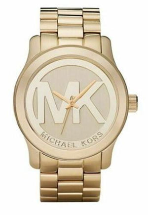 Michael Kors Janelle Gold Dial Gold Steel Strap Watch For Women - MK7086 Authentic Buy Shop Now