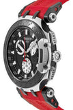 Tissot T Race Chronograph Black Dial Red Silicone Strap Watch For Men - T115.417.27.051.00 Authentic Buy Shop Now