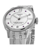 Tissot Chemin Des Tourelles Powermatic 80 Rubies Mother of Pearl Dial Silver Steel Strap Watch For Women - T099.207.11.113.00 Authentic Buy Shop Now