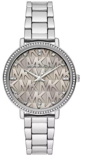 Michael Kors Pyper Grey Dial Silver Steel Strap Watch For Women - MK4672 Authentic Buy Shop Now