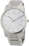 Calvin Klein City Silver Dial Silver Steel Strap Watch for Men - K2G21126 Authentic Buy Shop Now