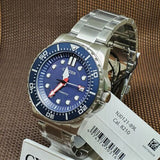Citizen Promaster Mechanical Blue Dial Silver Steel Strap Watch For Men - NJ0121-89L Authentic Buy Shop Now