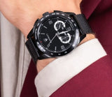 Maserati Traguardo Chronograph Black Dial Black Mesh Bracelet Watch For Men - R8873612031 Authentic Buy Shop Now