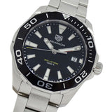 Tag Heuer Aquaracer Black Dial Silver Steel Strap Watch for Men - WAY111A.BA0928 Authentic Buy Shop Now