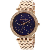 Michael Kors Darci Blue Dial Rose Gold Steel Strap Watch for Women - MK3728 Authentic Buy Shop Now