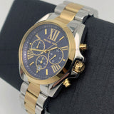 Michael Kors Bradshaw Blue Dial Two Tone Steel Strap Watch for Women - MK5976 Authentic Buy Shop Now
