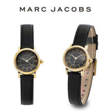 Marc Jacobs Roxy Black Dial Black Leather Strap Watch for Women - MJ1585 Authentic Buy Shop Now