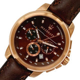 Maserati Successo Brown Dial Brown Leather Strap Watch For Men - R8871621004 Authentic Buy Shop Now