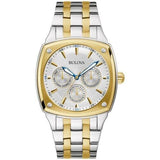 Bulova Classic Multi Function Silver Dial Two Tone Steel Strap Watch for Men - 98C142 Authentic Buy Shop Now