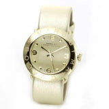 Marc Jacobs Amy Gold Dial Gold Leather Strap Watch for Women - MBM8627 Authentic Buy Shop Now