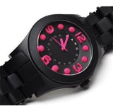 Marc Jacobs Pelly Black Dial Black Silicone Strap Watch for Women - MBM2529 Authentic Buy Shop Now