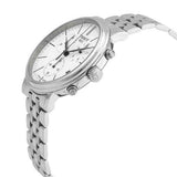 Tissot Carson Premium White Dial Silver Steel Strap Watch For Men - T122.417.11.011.00 Authentic Buy Shop Now