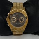 Marc Jacobs Blade Chronograph Brown Dial Rose Gold Steel Strap Watch for Women - MBM3308 Authentic Buy Shop Now