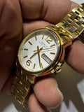 Marc Jacobs Fergus White Dial Two Tone Steel Strap Watch for Men - MBM5079 Authentic Buy Shop Now