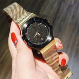 Maserati Potenza Quartz Black Dial Gold Mesh Bracelet Watch For Men - R8853108006 Authentic Buy Shop Now