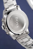 Hugo Boss Professional Chronograph Blue Dial Silver Steel Strap Watch for Men - 1513527 Authentic Buy Shop Now