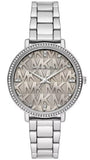 Michael Kors Pyper Analog Gray Dial Silver Steel Strap Watch For Women - MK4672 Authentic Buy Shop Now